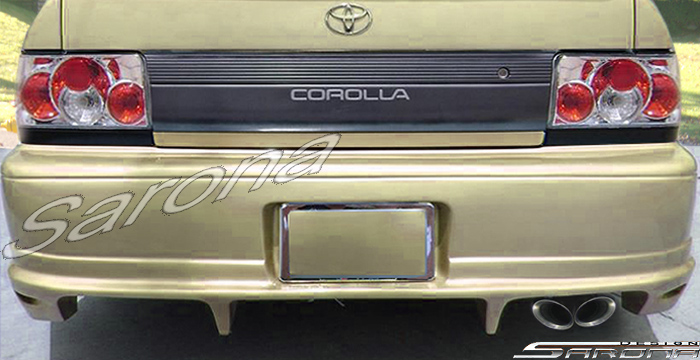 Custom Toyota Corolla  Sedan Rear Bumper (1993 - 1997) - $390.00 (Part #TY-041-RB)